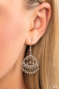 Paparazzi Persian Persuasion - Silver Earring