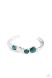 Paparazzi Elegant Escapade - Green Bracelet