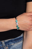 Paparazzi Elegant Escapade - Green Bracelet