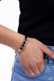 Paparazzi Prismatically Petite - Black Bracelet