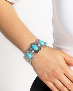 Paparazzi Sandstone Serenade - Blue Bracelet