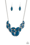 Paparazzi Glitzy Goddess - Blue Neckclace