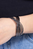 Paparazzi Industrialized Shimmer - Black  Bracelet
