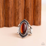 Paparazzi Coquettishly Casablanca - Brown Ring