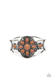 Paparazzi Wistfully Western - Brown Bracelet