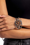 Paparazzi Wistfully Western - Brown Bracelet