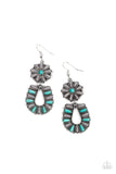 Paparazzi Badlands Eden - Silver Earrings