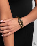 Paparazzi Glamorously Garnished - Brass Bracelet