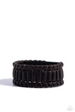 Paparazzi Western WRAP-ture - Black Bracelet