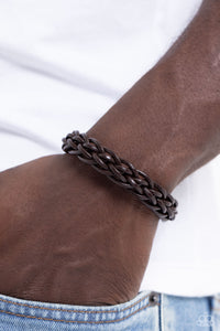 Paparazzi Cattle Ranch - Brown Bracelet