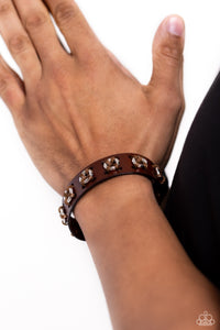 Paparazzi Rustic Ringleader - Brown Bracelet