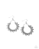 Paparazzi Botanical Tambourine - Silver Earring