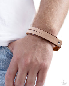 Paparazzi Terra Traveler - Brown Bracelet