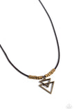 Paparazzi Terra Trifecta - Brass Necklace