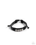 Paparazzi Ancient Archipelago - Black Bracelet