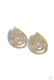 Paparazzi Red Carpet Reverie - Gold Earring