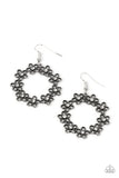 Paparazzi Floral Halos - White Earrings