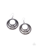 Paparazzi Contemporary Culture - Silver Earring