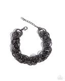 Paparazzi Audible Shimmer - Black Bracelet