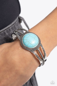 Paparazzi Sandstone Sojourn - Blue Bracelet