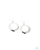 Paparazzi Retro Radius - Silver Earring