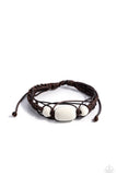 Paparazzi SOJOURN On - White Bracelet