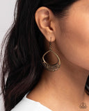 Paparazzi Island Ambrosia - Brass Earring