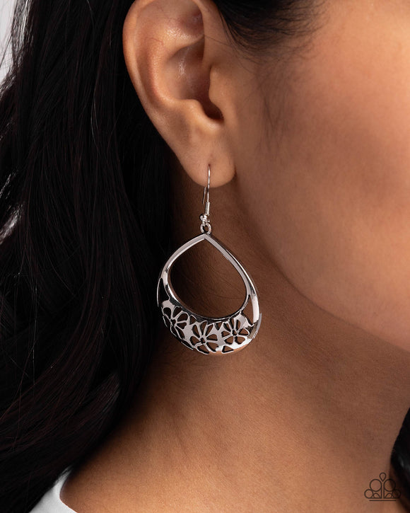 Paparazzi Island Ambrosia - Silver Earring