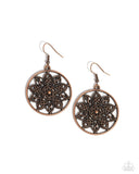 Paparazzi Garden Allure - Copper Earring