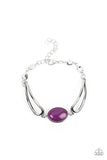 Paparazzi A Quarter Past ZEN - Purple Bracelet