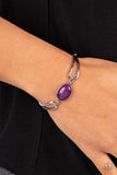 Paparazzi A Quarter Past ZEN - Purple Bracelet