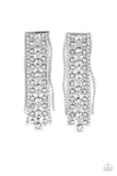 Paparazzi Starry Streamers - White Earring