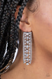 Paparazzi Starry Streamers - White Earring