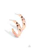 Paparazzi HOOP it Up - Copper Earring