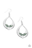 Paparazzi CACHE Reserve - Green Earring