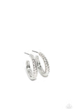 Paparazzi Curvy Charisma - Silver Earring