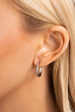 Paparazzi Curvy Charisma - Silver Earring