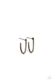 Paparazzi Admirable Arches - Brass Earring