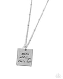 Paparazzi Mama MVP - Silver Necklace