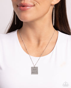 Paparazzi Mama MVP - Silver Necklace