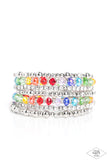 Paparazzi ICE Knowing You - Multi Bracelet