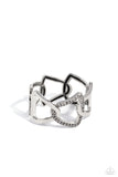 Paparazzi Alternative Attitude - Silver Bracelet