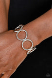 Paparazzi Socialite Sheen - Silver Bracelet