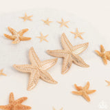 Paparazzi Starfish Season - Gold Earrings