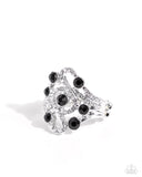 Paparazzi High-Class Honor - Black Ring