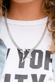 Paparazzi Playful Popstar - Silver Necklace