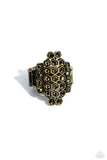 Paparazzi Honeycomb Haute - Brass Ring
