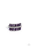 Paparazzi Staggering Stacks - Purple Ring