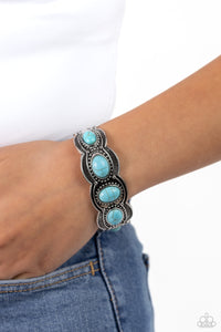 Paparazzi World Traveler - Blue Bracelet