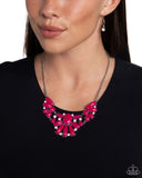 Paparazzi Dazzling Diadem - Pink Necklace